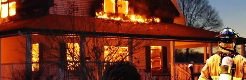 fire damage repair emergency response at a residential property affected by an active house fire in Naperville, IL